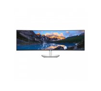 DELL UltraSharp U4924DW LED display 124.5 cm (49") 5120 x 1440 pixels 5K Ultra HD LCD Black, Silver