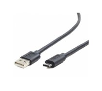 Kabelis Gembird USB Male - Type C Male 1m Black