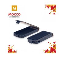 Mocco Kabura Rubber Case Vertikāli Atverams Premium Eco ādas Maks Telefonam Huawei P8 Lite (2017) Melns