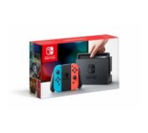 Nintendo Switch with Neon Red and Blue Joy-Con spēļu konsole