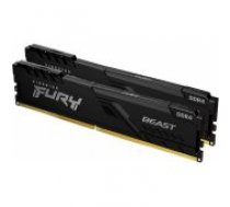 Kingston Fury Beast Black 2x32GB DDR4 3600MHZ DIMM KF436C18BBK2/ 64 operatīvā atmiņa