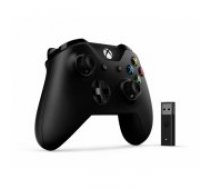 Microsoft Xbox One S Wireless Controller Black and Wireless Adapter 4N7-00002 spēļu kontrolieris