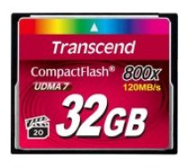 Transcend 32GB Compact Flash 800x UDMA7 atmiņas karte