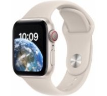 Apple Watch SE 2 Cellular 40mm Starlight Aluminium/ Starlight Sport viedā aproce