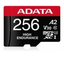 Adata High Endurance 256GB micro SDXC Сlass 10 + Adapter atmiņas karte