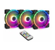 Inter-Tech Argus RGB Set RS-14 140 mm 88885536 dzesētājs