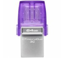 Kingston DataTraveler MicroDuo 3C 64GB USB A + USB TypeC USB flash