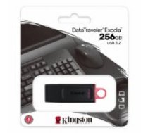 Kingston 256GB DataTraveler Exodia USB 3.2 Black + Red USB flash