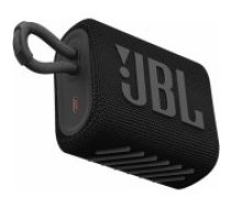 JBL GO 3 Black Bezvadu skaļrunis