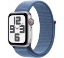Apple Watch SE 2 Cellular 44mm Silver Aluminium/ Winter Blue Loop viedā aproce