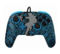 PDP Rematch Sheikah Shoot Glow in the Dark Black/ Blue spēļu kontrolieris