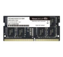 TEAM GROUP Elite 8GB DDR4 3200MHz SO-DIMM TED48G3200C22-S01 operatīvā atmiņa