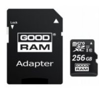 Goodram 256GB Micro SDXC Class 10 + Adapter M1AA-2560R12 atmiņas karte