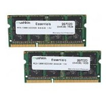 Mushkin Essentials 16GB DDR3 1333MHz SO-DIMM 997020 operatīvā atmiņa