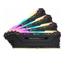 Corsair Vengeance RGB PRO Black 128GB DDR4 3200MHz DIMM CMW128GX4M4E3200C16 operatīvā atmiņa