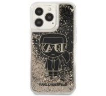 Karl Lagerfeld "Karl Lagerfeld Liquid Glitter Gatsby Case iPhone 13 Pro" Black maciņš