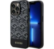 Guess "PU G Cube MagSafe Compatible Case iPhone 14 Pro Max" Black maciņš