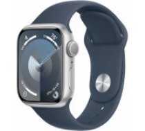 Apple Watch Series 9 41mm Silver Aluminium Case/ Blue Sport Band - S/ M viedā aproce