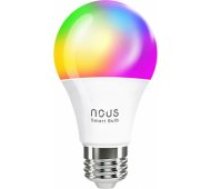 Nous "Smart WiFi RGB LED Bubl E27 P3" Multicolor Viedā spuldze