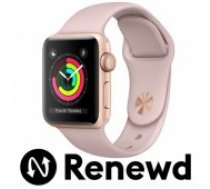 RENEWD Apple Watch Series 3 38mm Gold Case / Pink Band Renewd viedā aproce
