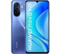 Huawei Nova Y70 128GB Crystal Blue (Without Google Services) mobilais telefons