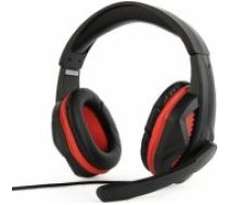 Gembird Gaming headset Black/ Red GHS-03 austiņas