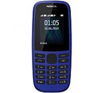 Nokia 105 (2019) Dual Blue mobilais telefons