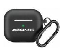 AMG Silicone White Logo Case for AirPods Pro 2 Black Aksesuārs austiņām