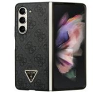 Guess Hardcase Leather 4G Triangle Strass Samsung Galaxy Z Fold 5 Black maciņš