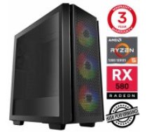 INTOP Ryzen 5 5500 16GB 1TB SSD M.2 NVME RX580 8GB no-OS CG560 dators