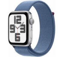 Apple Watch SE 2 44mm Silver Aluminium/ Winter Blue Sport Loop viedā aproce