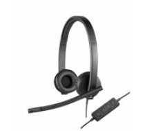 Logitech H570e Stereo Headset black austiņas