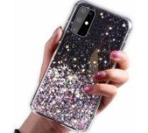 Fusion Accessories "Glue Glitter Silicone Case iPhone 13" Black maciņš