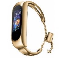 Fusion Accessories Xiaomi Mi Band 3/ 4/ 5/ 6 Gold Metal Bracelet Siksniņa