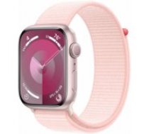 Apple Watch Series 9 45mm Pink Aluminium/ Light Pink Sport Loop viedā aproce