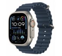 Apple Watch Ultra 2 49mm Titanium Case with Blue Ocean Band viedā aproce