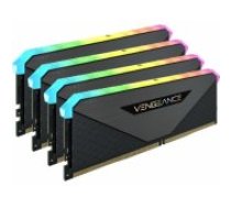 Corsair Vengeance RGB RT Black 4x32GB DDR4 3200MHZ DIMM CMN128GX4M4Z3200C16 operatīvā atmiņa