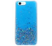 Fusion Accessories "Glue Glitter Back Case iPhone 12 Pro Max" Blue maciņš