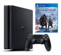 Sony Playstation 4 Slim (PS4) 500GB Black + God of War Ragnarok spēļu konsole