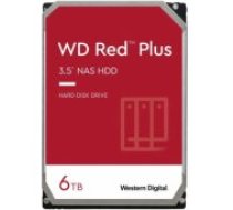 Western Digital Red Plus NAS 6TB 3.5" 64MB WD60EFPX cietais disks HDD