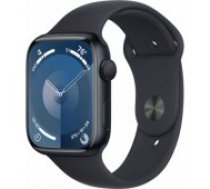 Apple Watch Series 9 45mm Midnight Aluminium/ Midnight Sport Band - M/ L viedā aproce