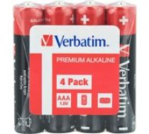 Verbatim Premium Alkaline AAA LR03 4pcs Baterijas