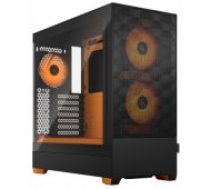 Fractal Design Pop Air TG RGB Orange Core Clear Tint Black/ Orange datoru korpuss