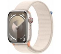 Apple Watch Series 9 Cellular 45mm Starlight/ Starlight Sport Loop viedā aproce