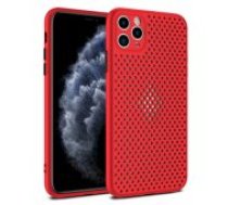 Fusion Accessories "Breathe Silicone Case Huawei P30 Lite" Red maciņš