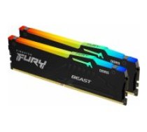 Kingston Fury Beast RGB 2x16GB DDR5 5600MHZ DIMM KF556C40BBAK2-32 operatīvā atmiņa