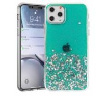 Fusion Accessories "Glue Glitter Silicone Case iPhone 13 Pro Max" Green maciņš