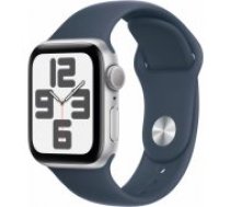 Apple Watch SE 2 40mm Silver Aluminium/ Storm Blue Sport Band - S/ M viedā aproce