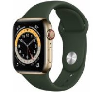 Apple Watch Series 6 GPS + Cellular 40mm Sport Band Gold / Cyprus Green viedā aproce