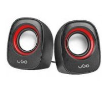 UGO Tamu S100 2.0 Black/ Red datora skaļruņi